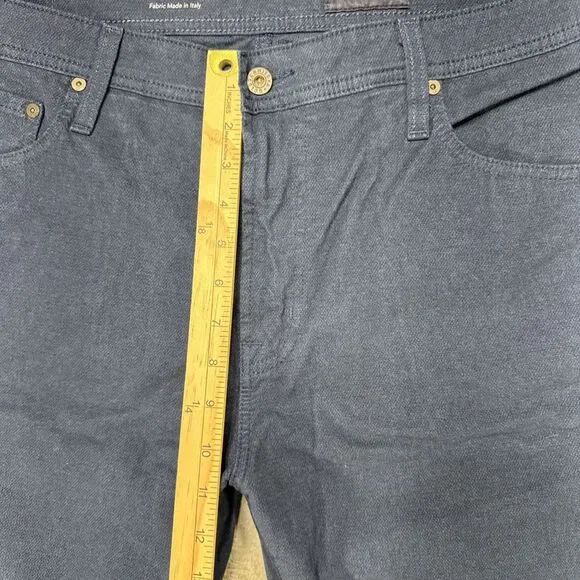 AG Adriano Goldschmeid Everett Pants Mens 38x34 (38x29) Blue Slim Straight Italy - Picture 4 of 11